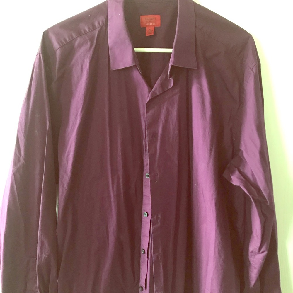 Alfani Slim Fit Button Dress Shirt